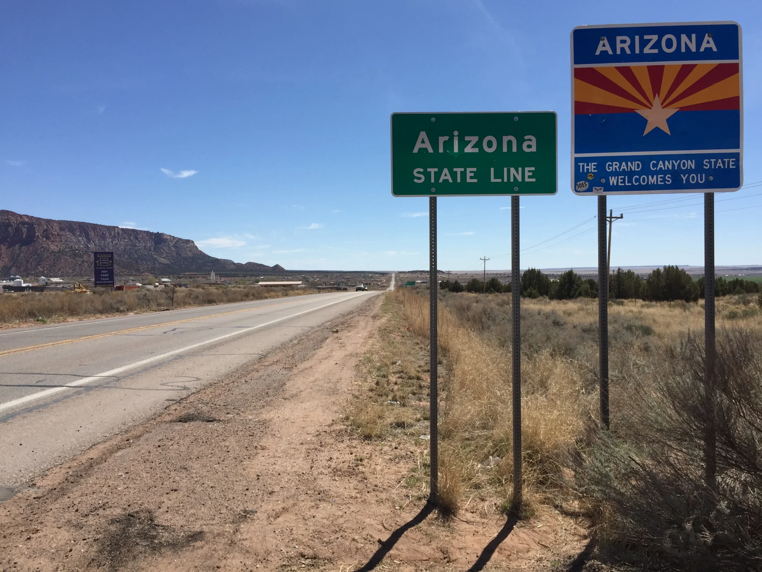Placas temporales en Arizona
