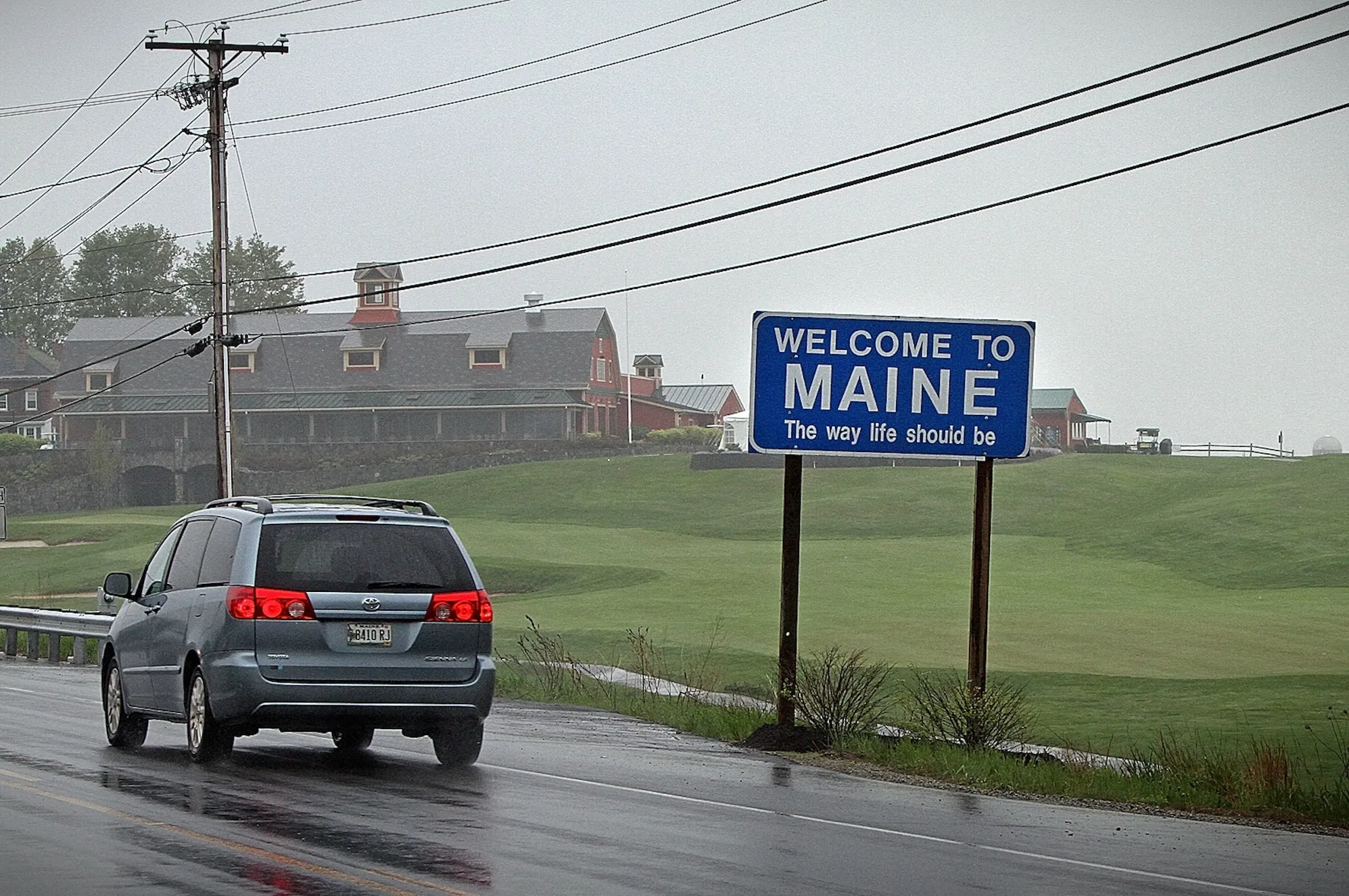 Placas temporales en Maine