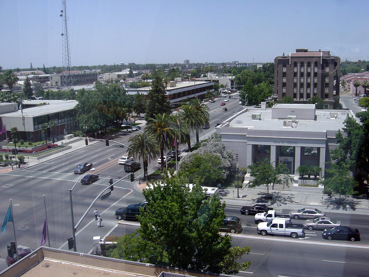Edificios municipales del centro de Bakersfield, California