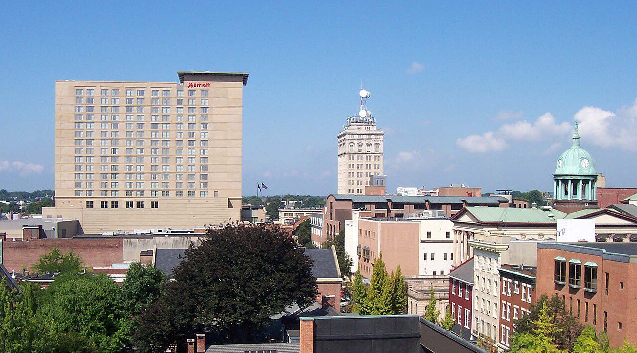Centro de Lancaster, Pennsylvania, ciudad de gran comunidad boricua — placas temporales cerca de ti en PA