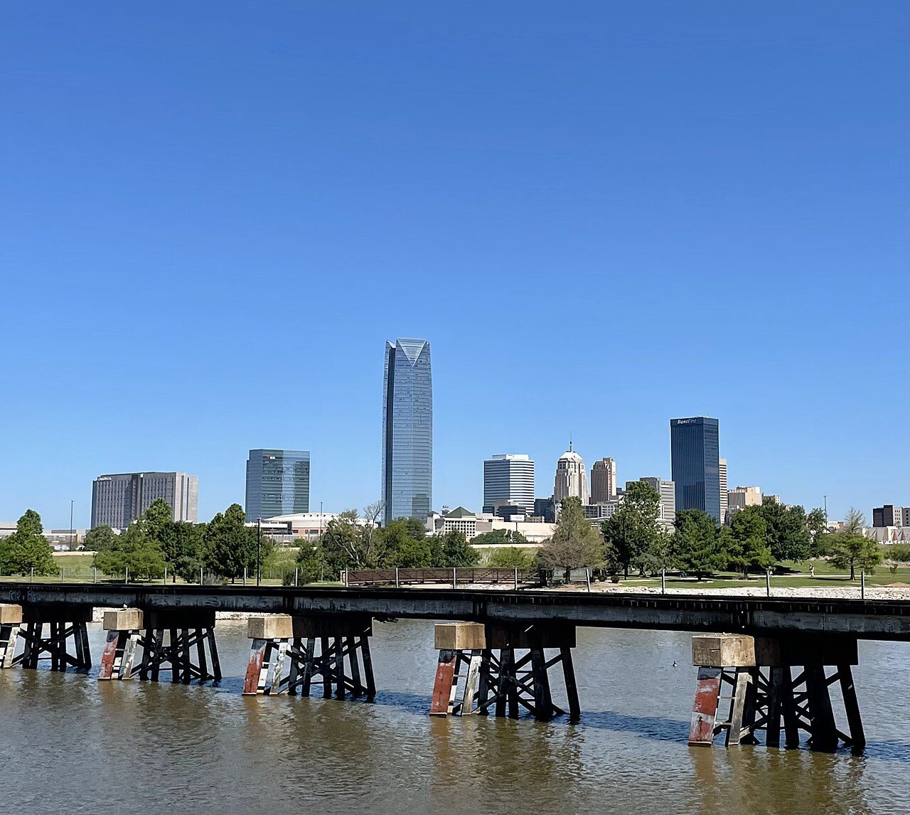 Skyline del downtown de Oklahoma City en 2024