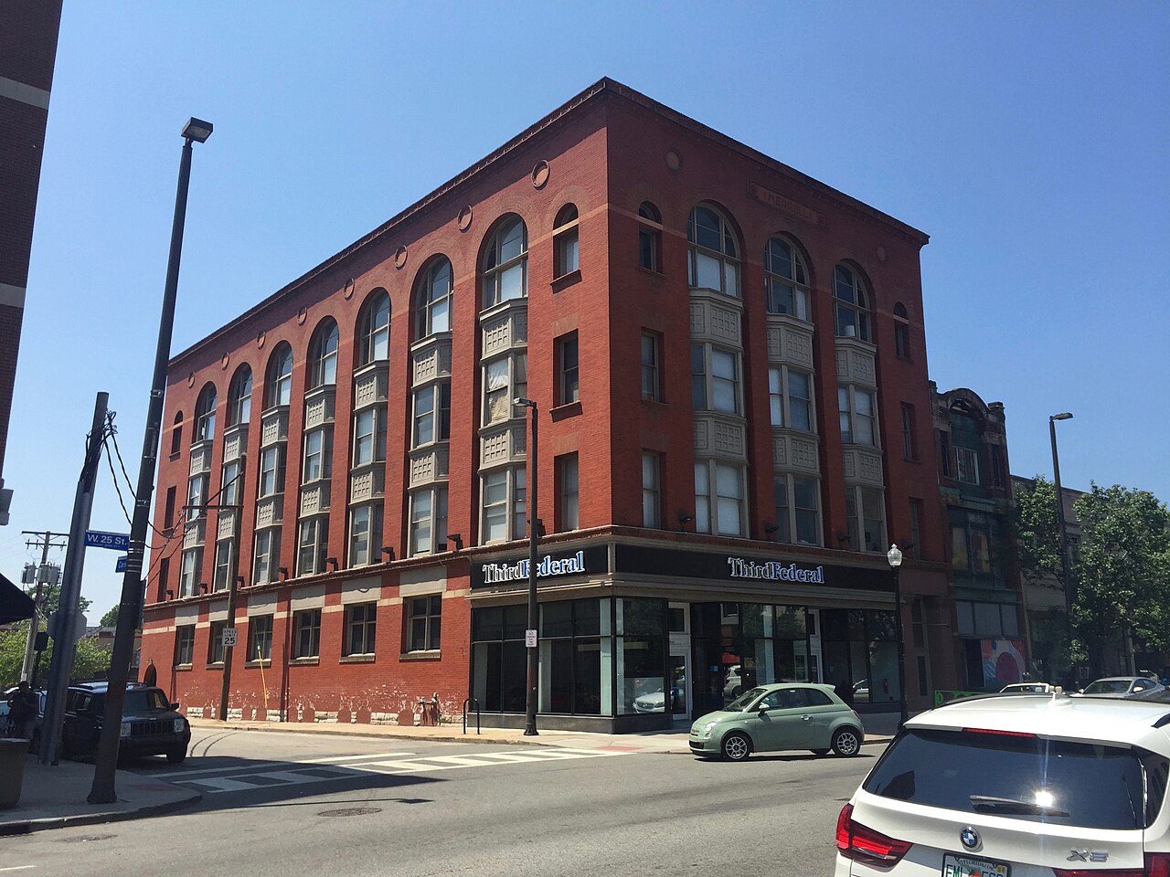 West 25th Street en Ohio City, lado oeste de Cleveland, Ohio